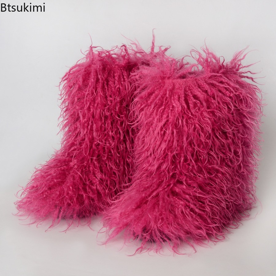 Ladies Trendy Mongolian Fur Bo - огляд і ціна Street Fashion Y2K