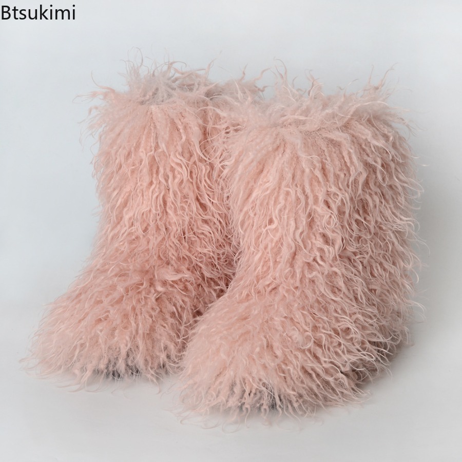 Ladies Trendy Mongolian Fur Bo - огляд і ціна Street Fashion Y2K