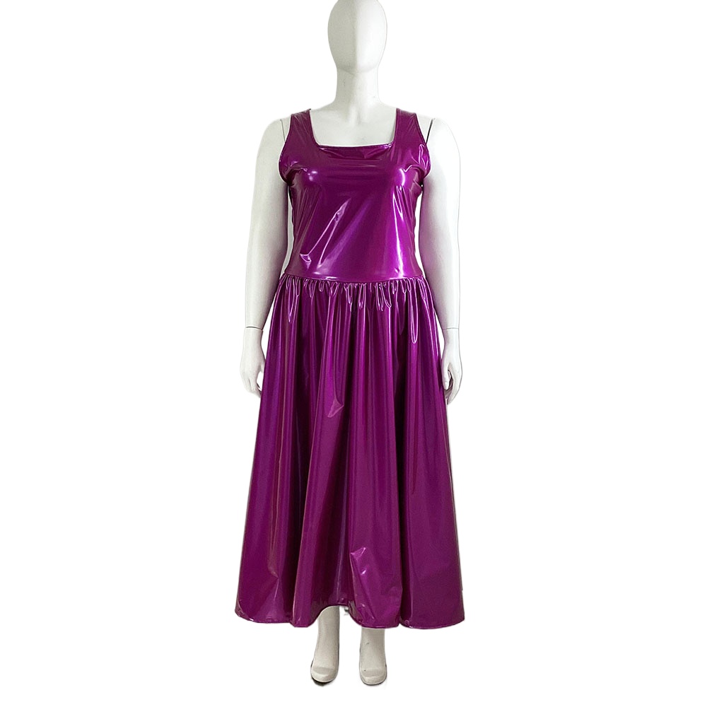 Women's PVC Tank Dress, Sleeve - огляд і ціна Queen Street Fashion